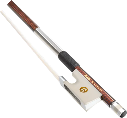 CodaBow Diamond Category DIAMOND™ GX ALABASTER FROG Bow Made with GlobalBow ™ Technology for Violin
