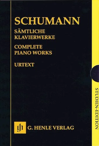 Complete Piano Works - Boxed Set of Study Scores - 6 Volumes in a Slipcase