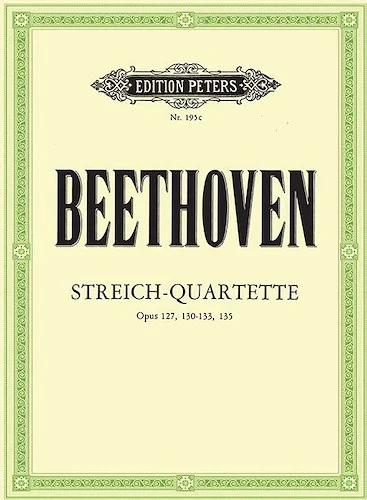 Complete String Quartets Vol. 3: Nos. 12-16<br>Opp. 127, 130, 131, 132, 133, 135 (Set of Parts)