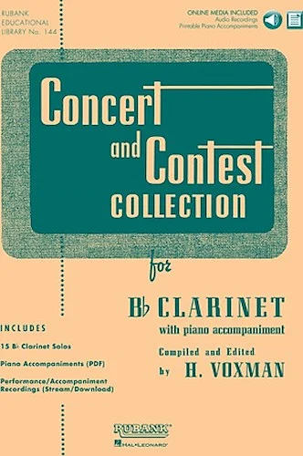 Concert and Contest Collection for Bb Clarinet - Solo Book with Online Media
