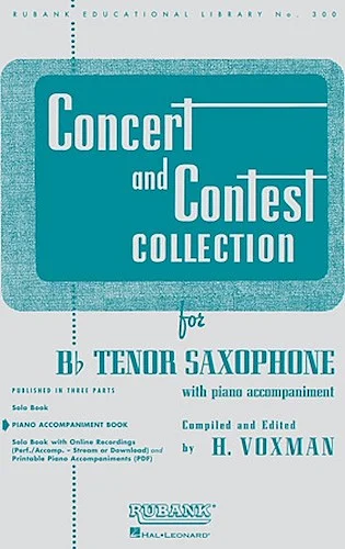 Concert and Contest Collection for Bb Tenor Saxophone