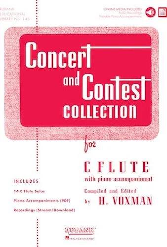Concert and Contest Collection for C Flute - Solo Book with Online Media