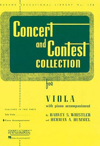 Concert and Contest Collection for Viola