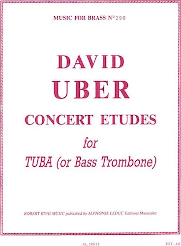 Concert Etudes For Tuba Or Bass Trombone
