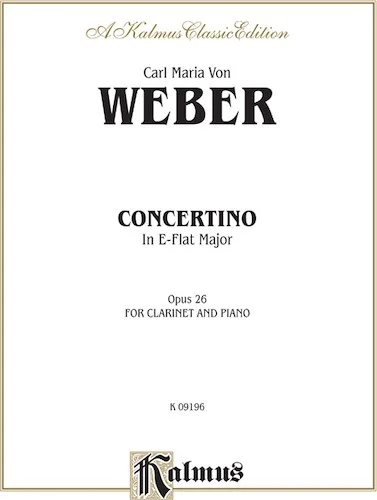 Concertino for Clarinet in E-flat Major, Opus 26