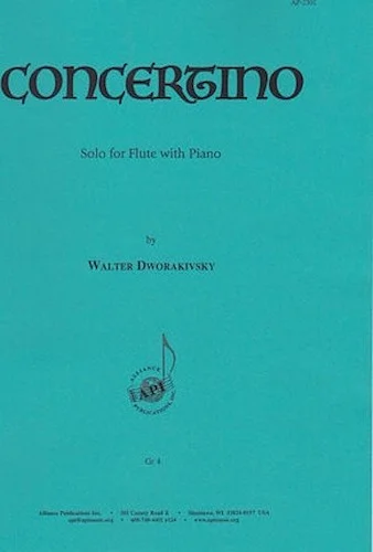 Concertino For Flute And Piano