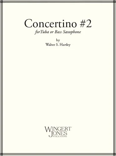 Concertino No. 2 For Tuba and Piano