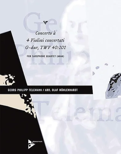 Concerto à 4 Violini concertati G-Dur TWV 40:201