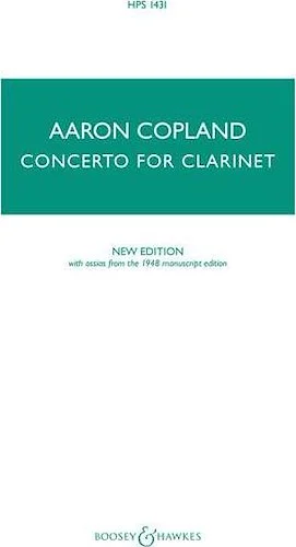 Concerto for Clarinet - New Edition