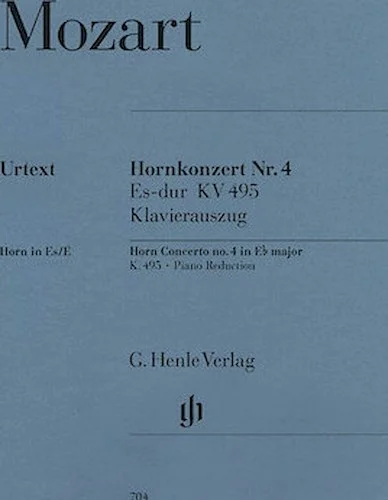 Concerto for Horn and Orchestra No. 4 in E Flat Major,  K.495
