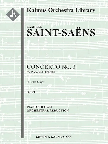 Concerto for Piano No. 3 in E-flat, Op. 29<br>