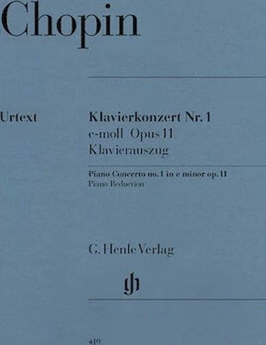 Concerto for Piano and Orchestra E minor Op. 11, No. 1