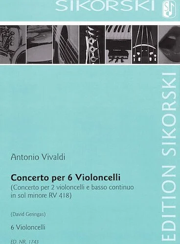 Concerto for Six Violoncellos