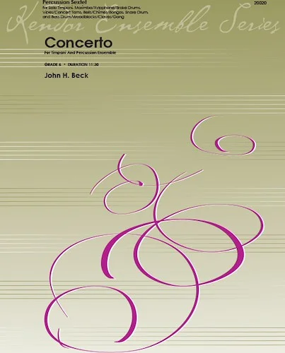 Concerto For Timpani And Percussion Ensemble