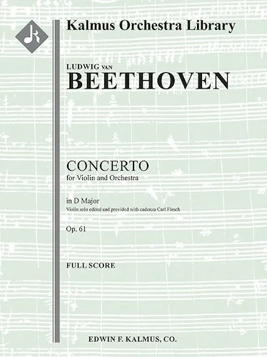 Concerto for Violin in D, Op. 61<br>