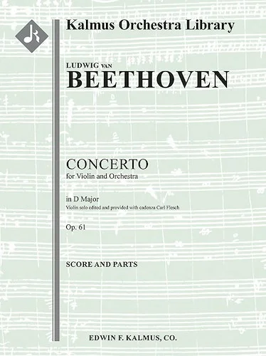 Concerto for Violin in D, Op. 61<br>