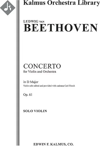 Concerto for Violin in D, Op. 61<br>