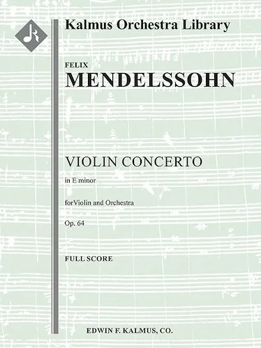 Concerto for Violin in E minor, Op. 64<br>