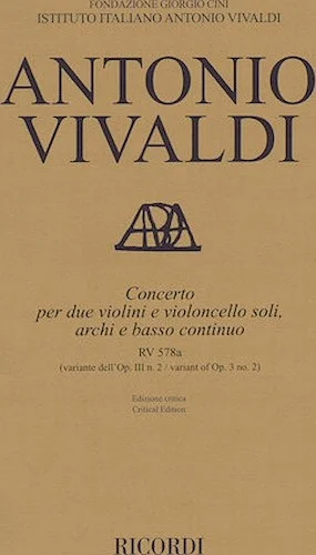 Concerto G Minor, RV 578a, Op. 3, No. 2