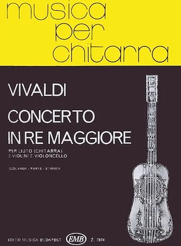 Concerto in D for Guitar, 2 Violins, and Cello, RV 93