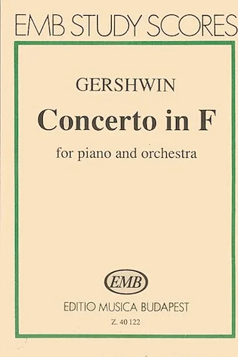 Concerto in F for Piano and Orchestra