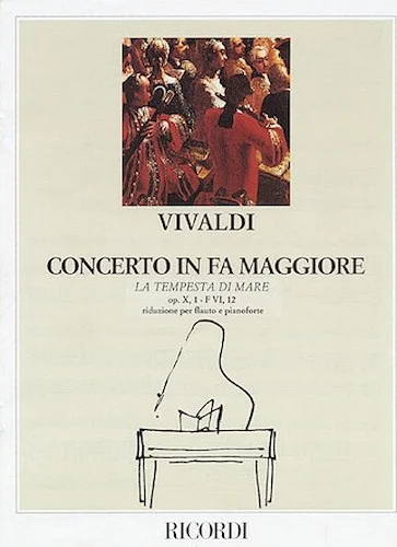Concerto in F Major for Flute Strings and Basso Continuo "La tempesta di more" Op.10 No.1, RV433 - Flute with Piano Reduction
