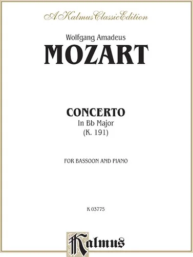 Concerto, K. 191 in B-flat Major