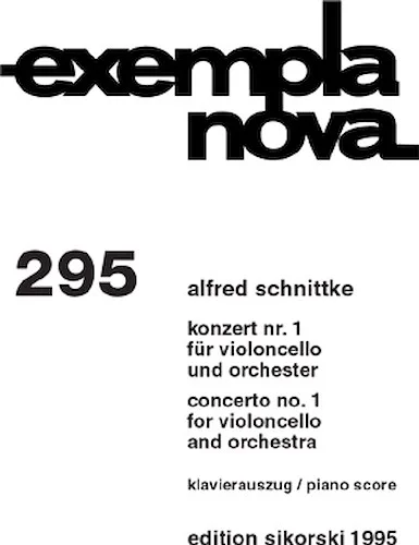 Concerto No. 1 - For Violoncello with Piano Reduction