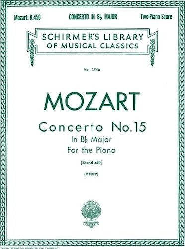 Concerto No. 15 in Bb, K. 450