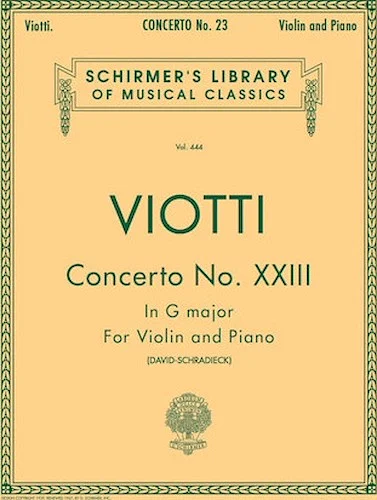 Concerto No. 23 in G Major