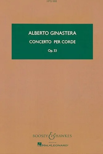 Concerto per Corde, Op. 33