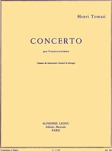 Concerto - pour Trombone et Orchestre (Piano Reduction)