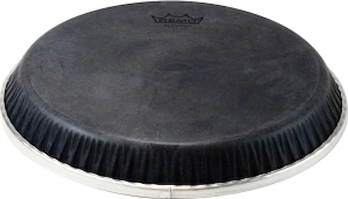 Conga Drumhead Symmetry 12.50" Low-Collar D1 Black Calfskin Graphic