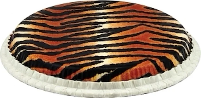Conga Drumhead, Tucked, 12.5", Skyndeep, "tiger Stripe" Graphic