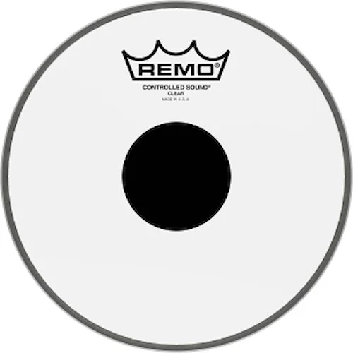 Controlled Sound Series Clear Black Dot Drumhead - for Tom