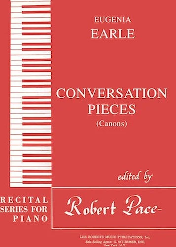 Conversation Pieces - A Set of Canons - Recital Series for Piano, Red (Book III)