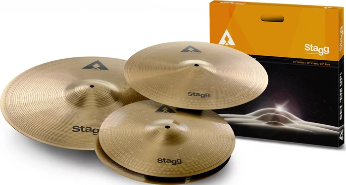 Copper-steel alloy Innovation cymbal set