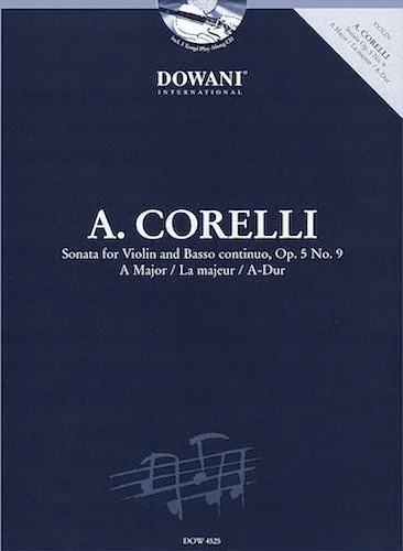Corelli: Sonata, Op. 5, No 9 in A Major - for Violin & Basso Continuo