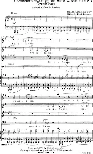 Crucifixus (from Mass in B Minor)