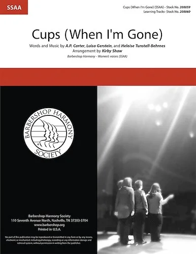Cups (When I'm Gone)