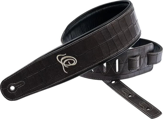 Custom Series 2 3/4" Wide Guitar - Instrument Genuine Leather Strap