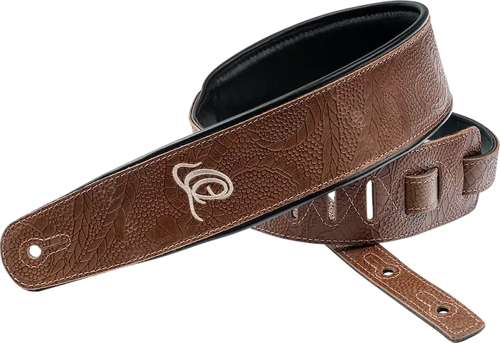 Custom Series 2 3/4" Wide Guitar - Instrument Genuine Leather Strap
