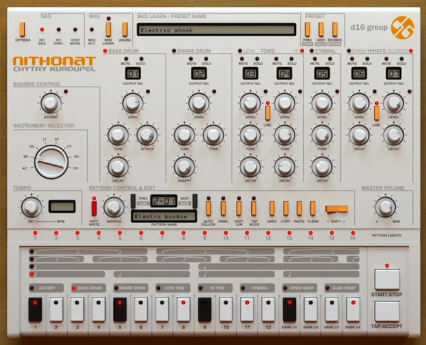 D16 Nithonat (Download) <br>Pound for pound, the classic 606 sound.