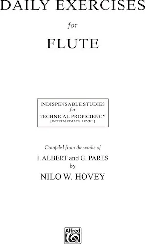 Daily Exercises for Flute