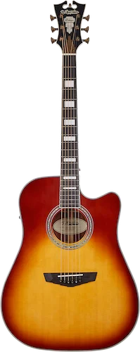 D'Angelico Premier Bowery - Iced Tea Burst