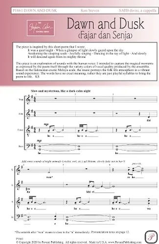 Dawn and Dusk (Fajar dan Senja)