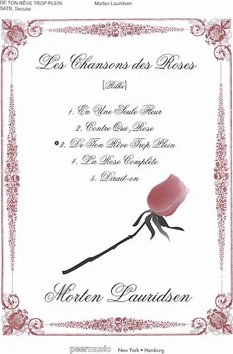 De Ton reve trop plein (Too full of your dream) - from "Les Chansons des Roses"