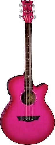 Dean AXS Performer Acoustic-Electric Guitar - Pink Burst