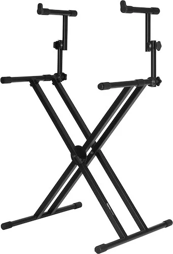 Gator Deluxe 2 Tier "X" Style Keyboard Stand