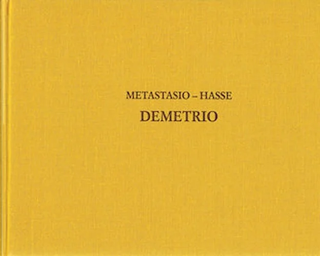 Demetrio - Drammaturgia Musicale Veneta 17 - Drammaturgia Musicale Veneta 17
